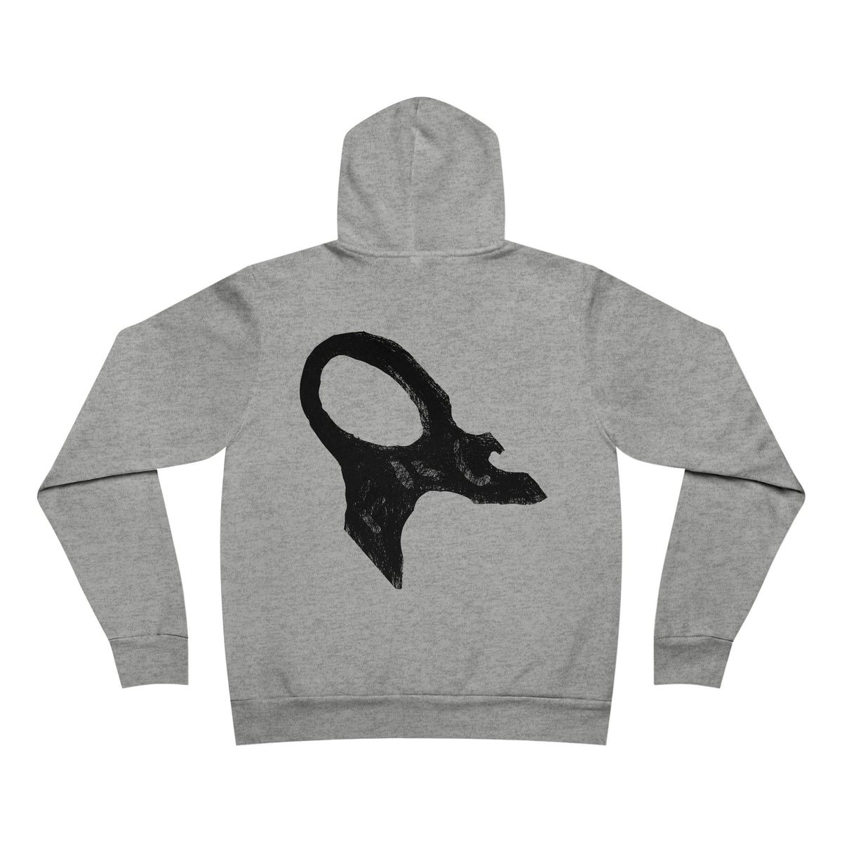 Minimalist Skull Hoodie