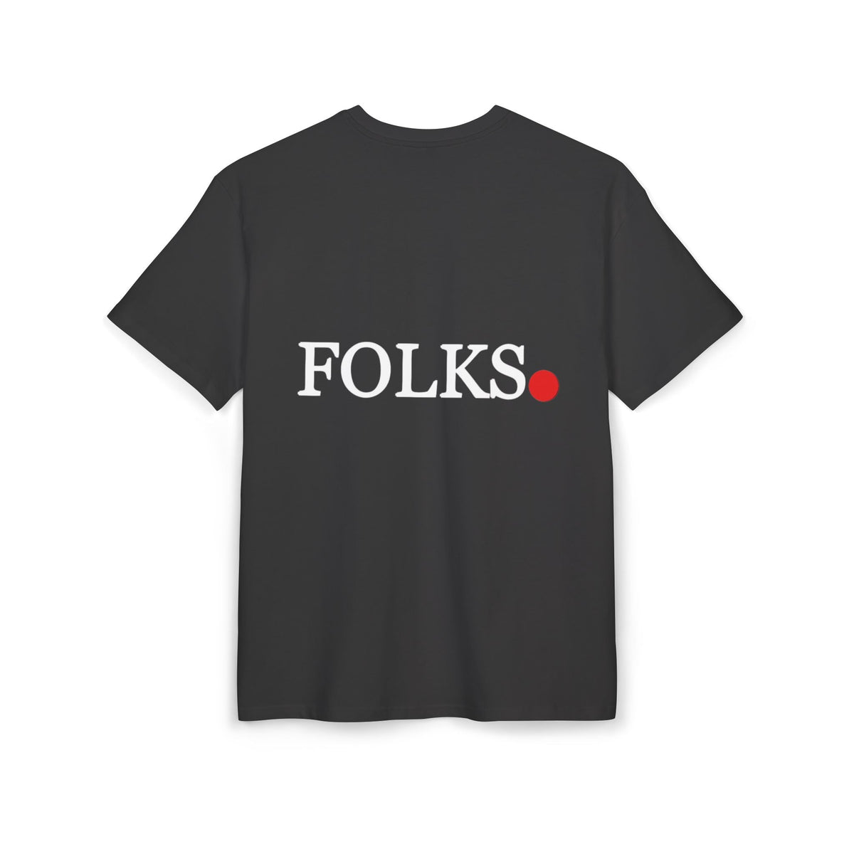 Oversized Tee with Bold Red Dot, Everyday Tee Printify