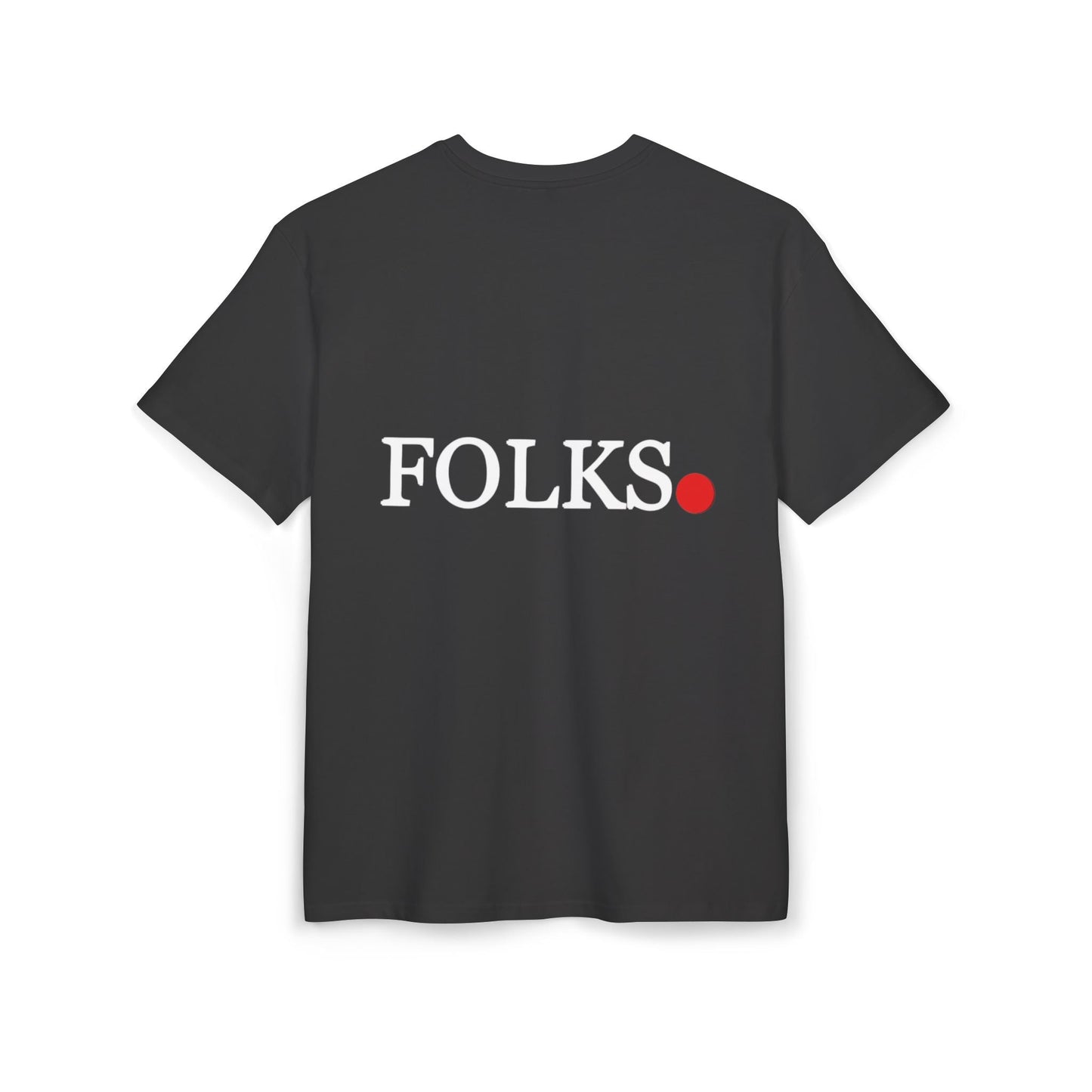 Oversized Tee with Bold Red Dot, Everyday Tee Printify