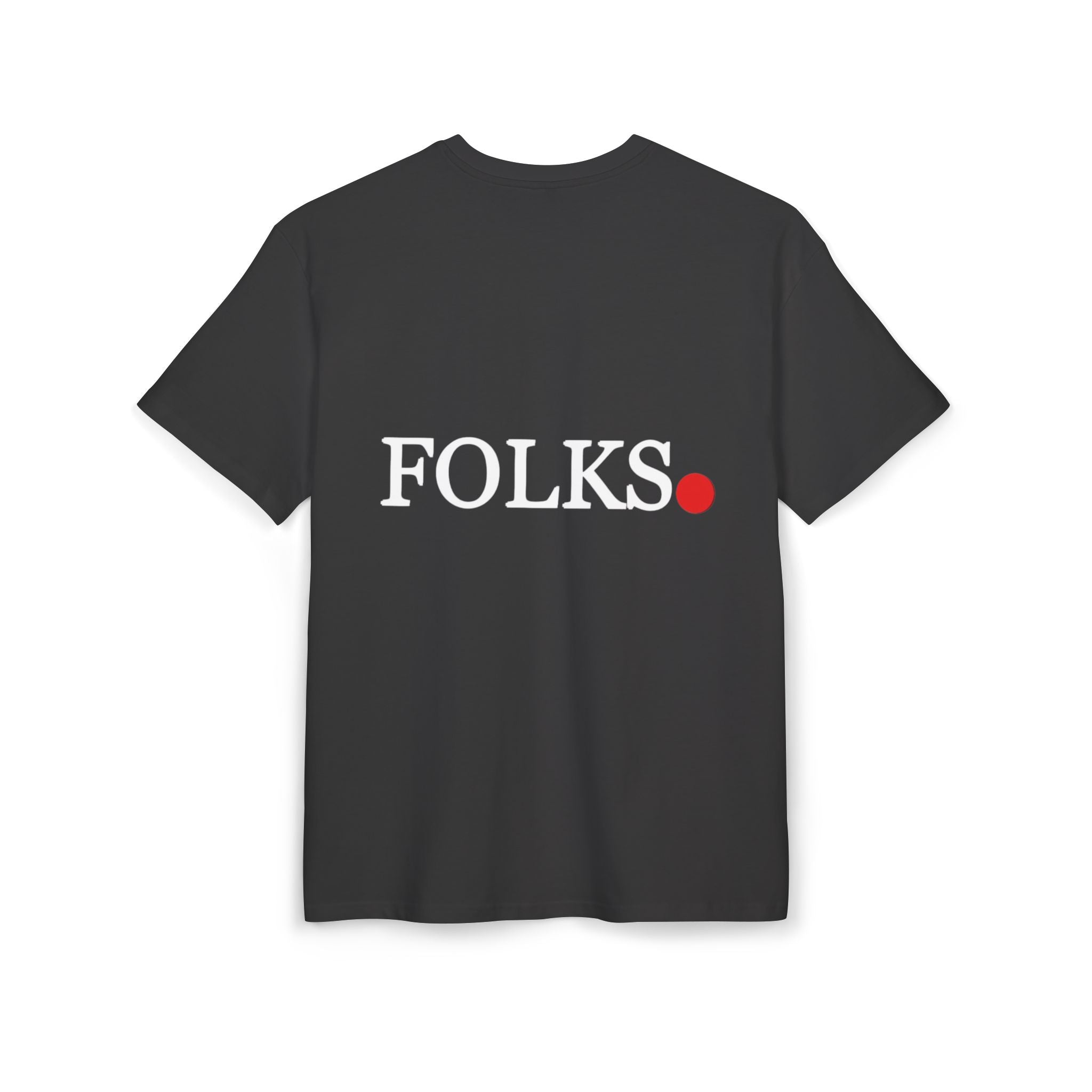 Oversized Tee with Bold Red Dot, Everyday Tee Printify