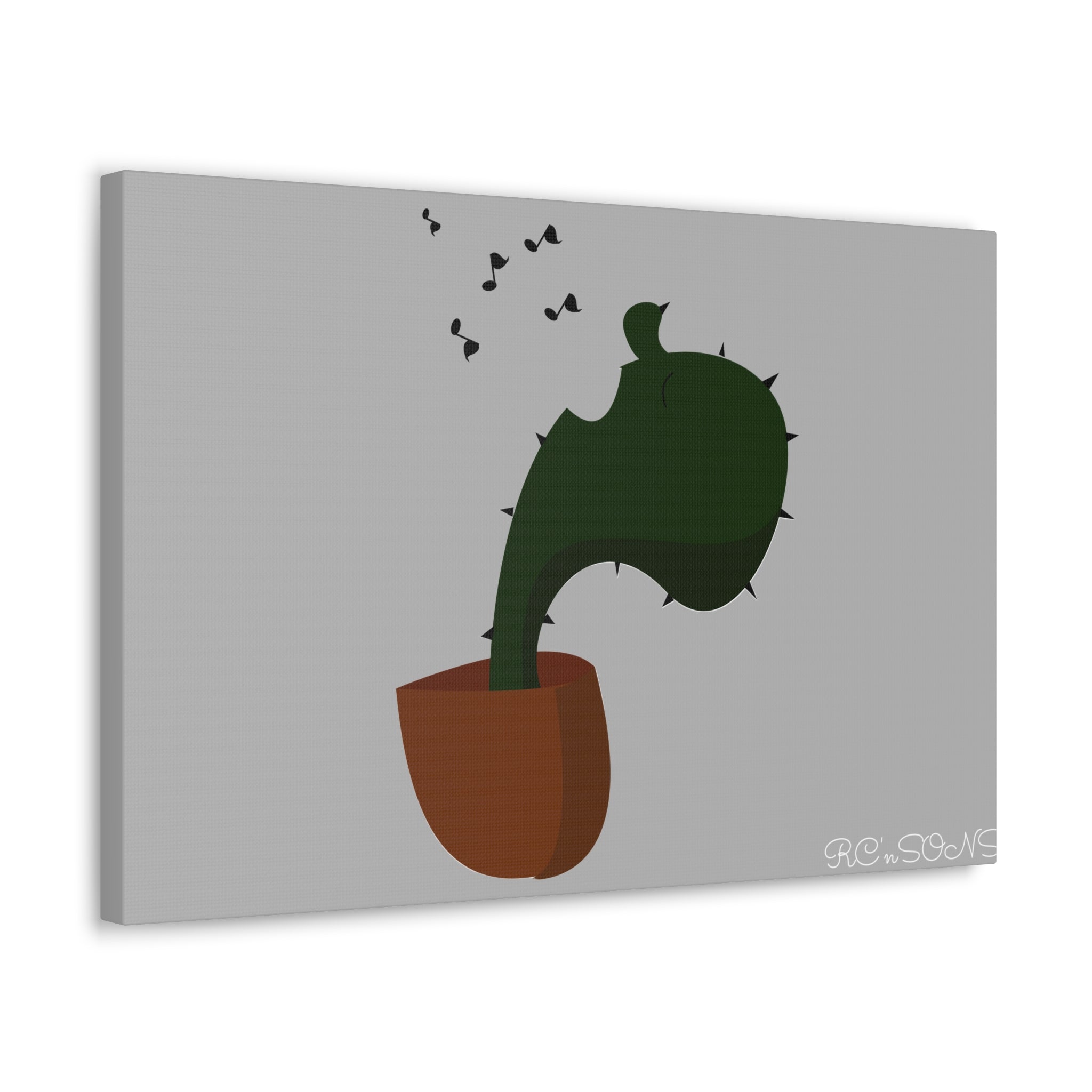 Cactus Design Wall Decor Printify