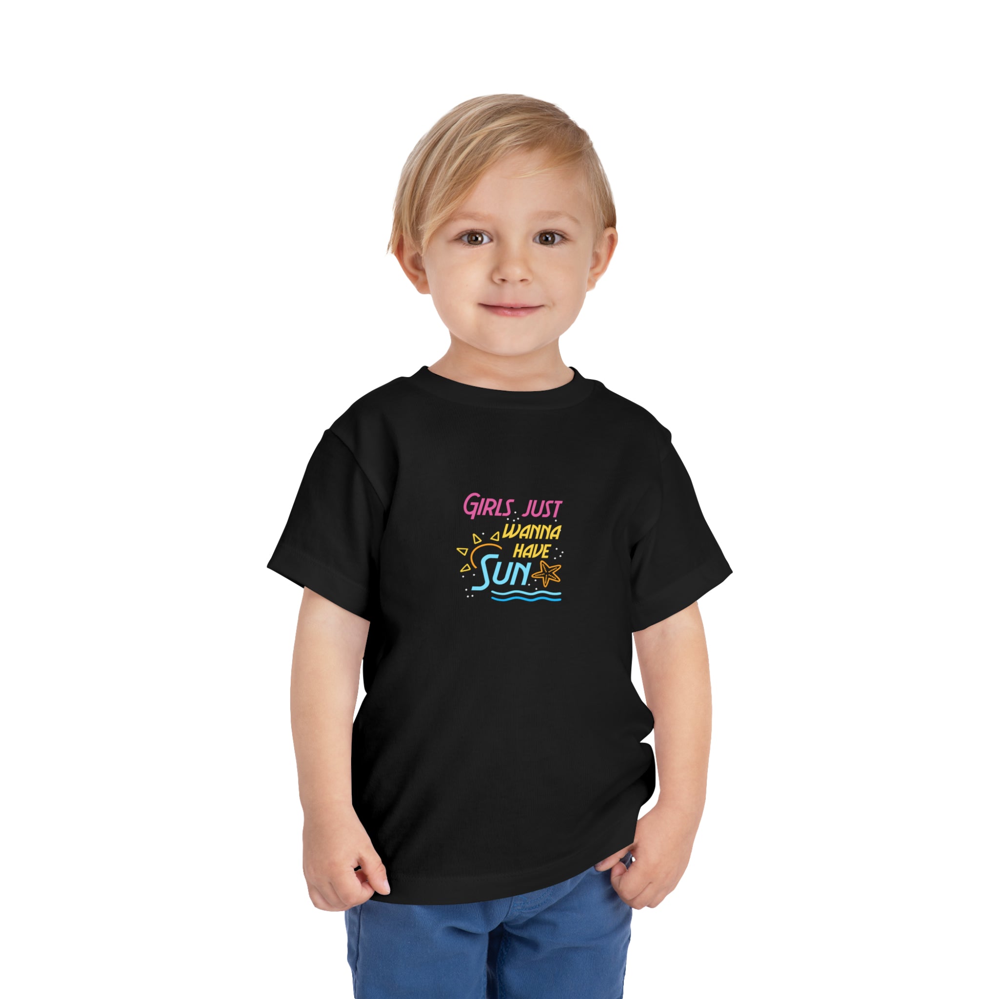 T-shirt pour tout-petits Les filles veulent juste avoir du soleil 