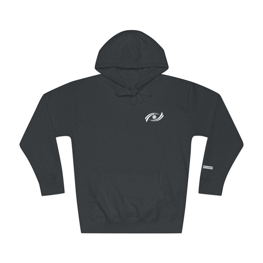 Cozy Unisex Fleece Hoodie with Artistic Design, Casual Wear, Gift for Him/Her, Fall Fashion, Everyday Comfort Printify