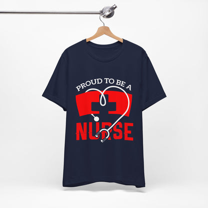 Fier d’être un tee-shirt unisexe infirmière 