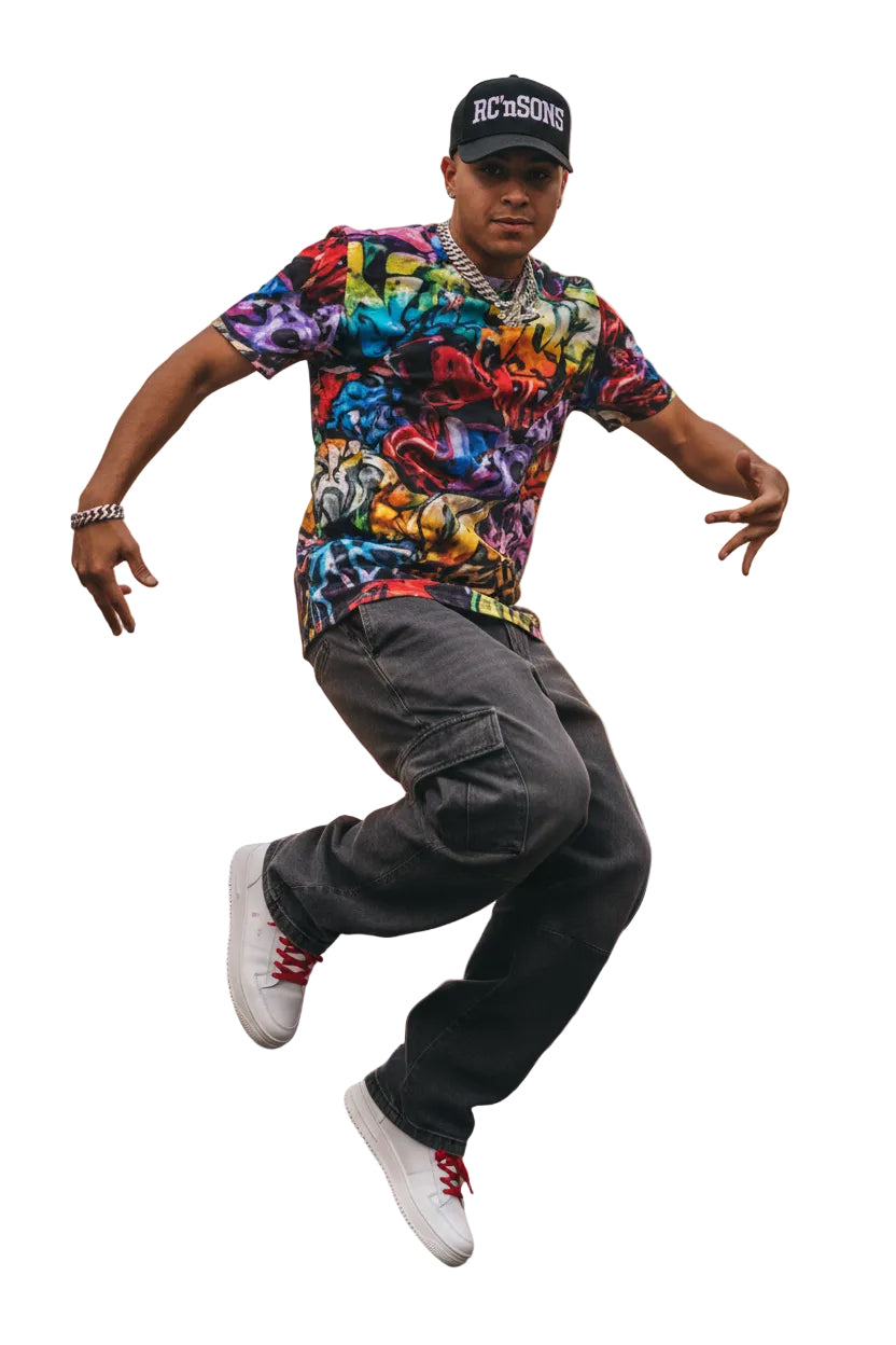 Modern Colors Men's Tee — Vibrant All-Over Print