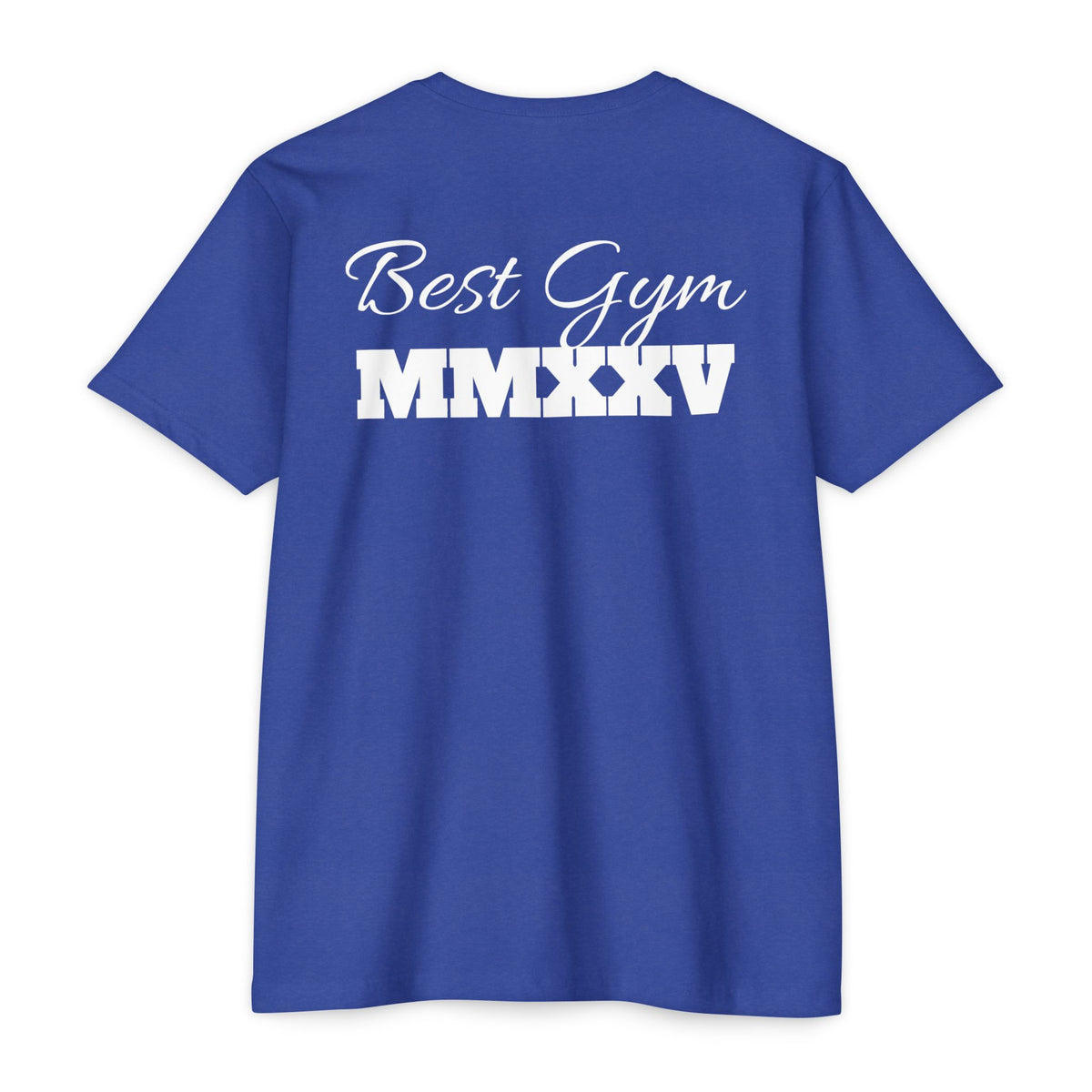 Best Gym Unisex CVC Jersey T-Shirt - Comfortable Fitness Apparel