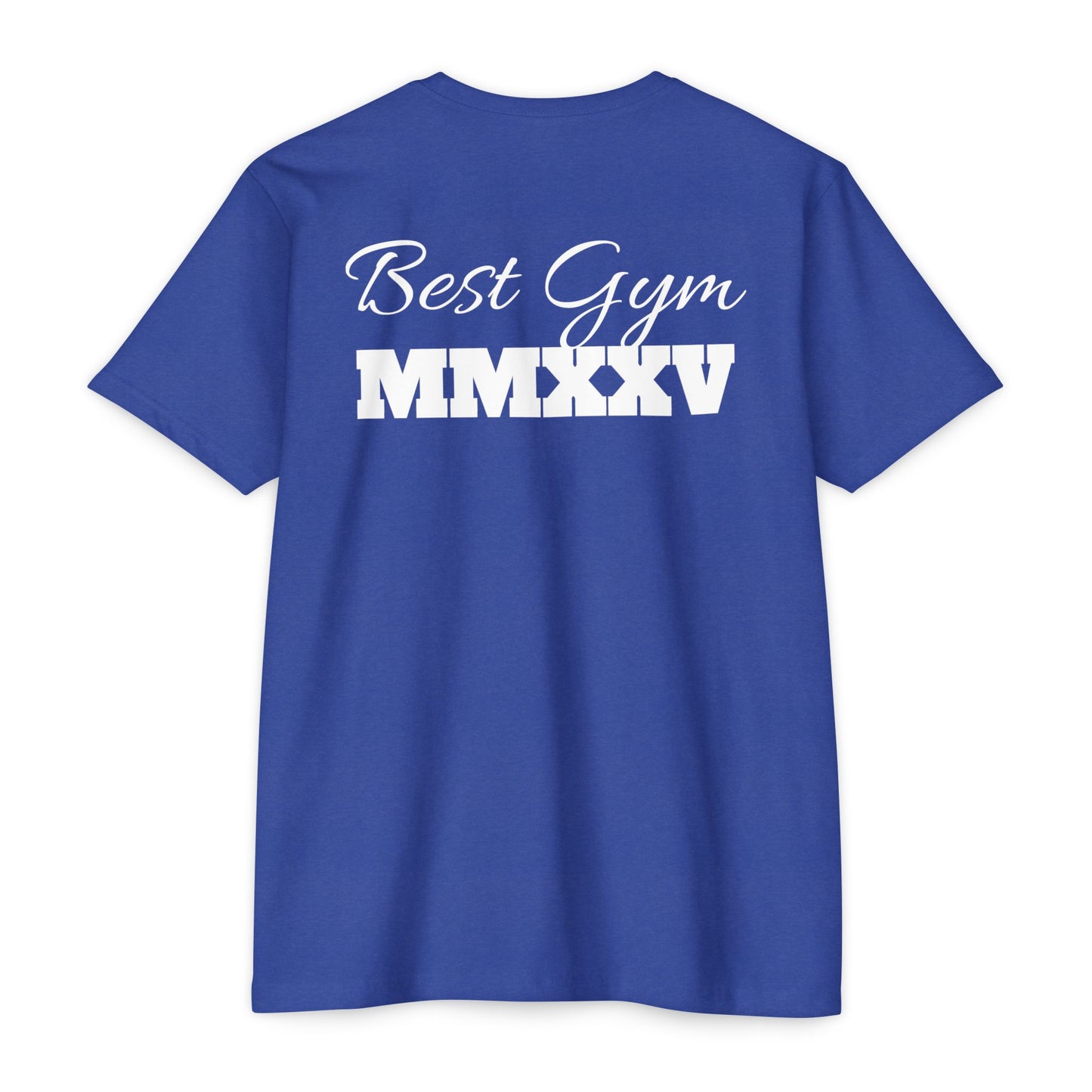 Best Gym Unisex CVC Jersey T-Shirt - Comfortable Fitness Apparel