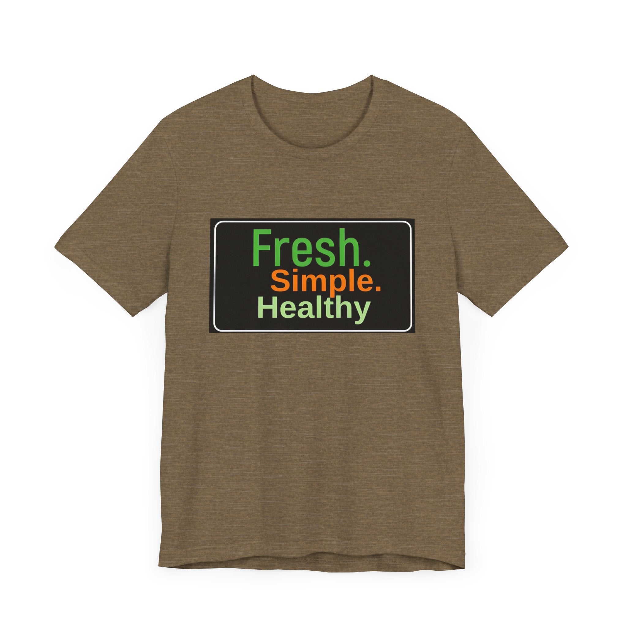 Unisex Fresh Simple Short Sleeve Tee