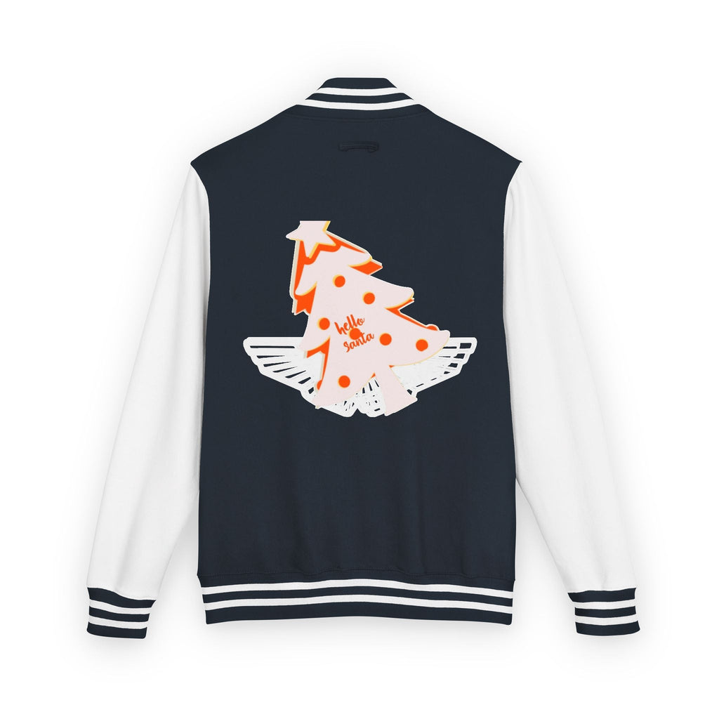 Letterman Jacket - 'hello santa' Design Printify