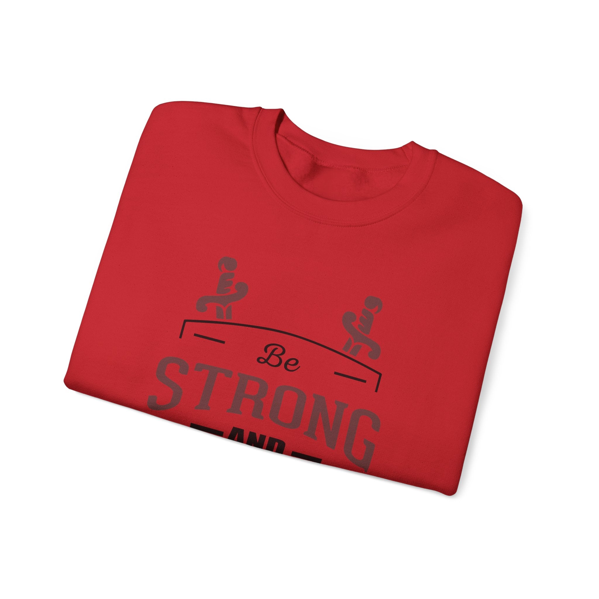 Soyez fort et courageux Sweat-shirt unisexe 