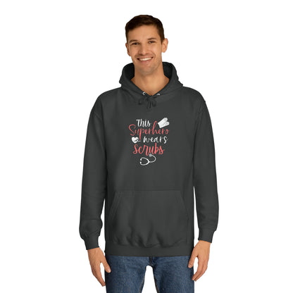 This Superhero Wears Scrubs Unisex Hoodie
