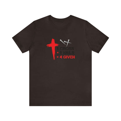 1 Cross +3 Nails =Four Unisex Tee - RC’nSONS