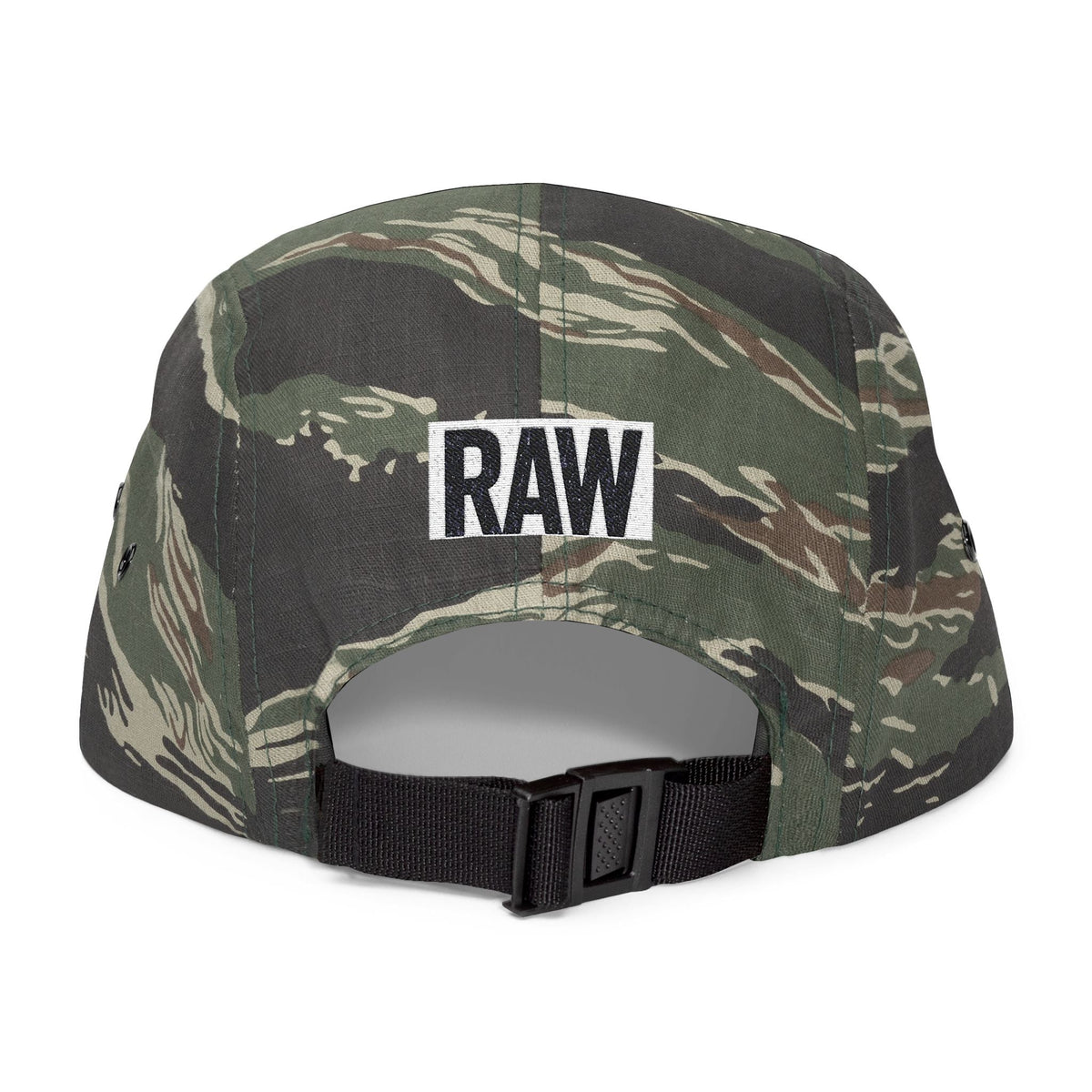 Stylish 5 Panel Cap | Embroidered RAW Hat, Trendy Streetwear, Gift for Him, Outdoor Cap, Summer Accessory Printify