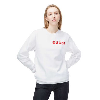 Unisex Midweight Softstyle Fleece Crewneck Sweatshirt-Buggi Design