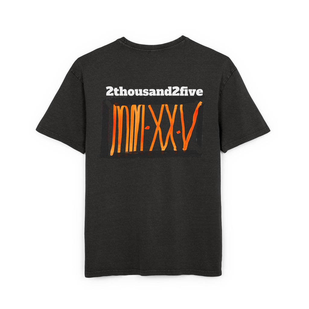 T-Shirt Acid Washed Oversize Tee 2thousand2five Design