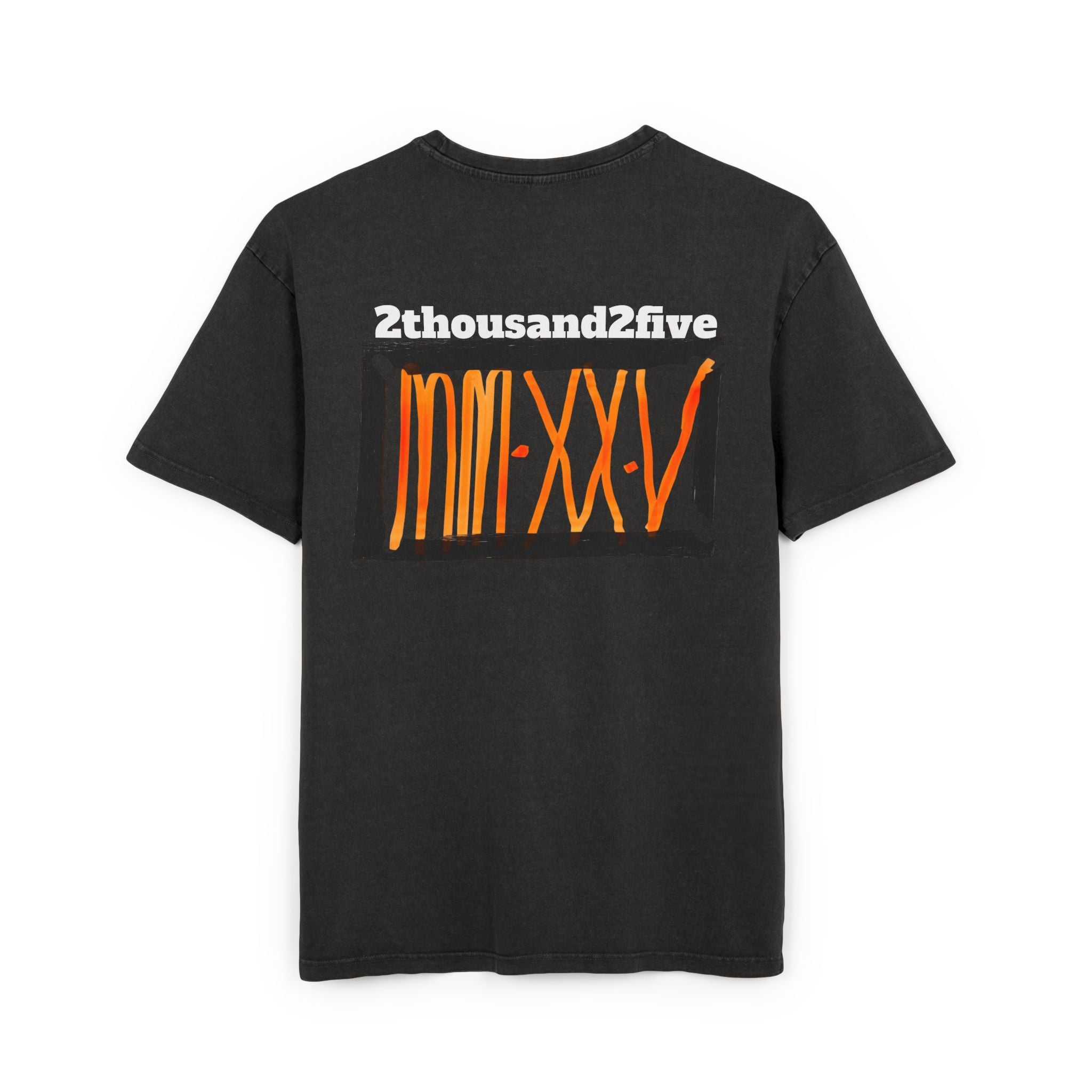 T-Shirt Acid Washed Oversize Tee 2thousand2five Design