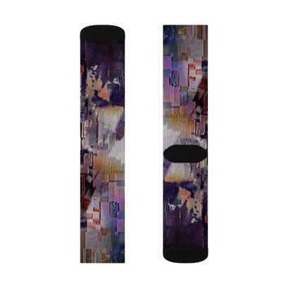 Sublimation Socks - Vibrant Sublimated Design Printify