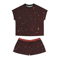 Cozy Women's Short Pajama Set, Summer Sleepwear, Casual Lounge Set, Perfect for Relaxing, Great Gift for Birthdays or Holidays Printify