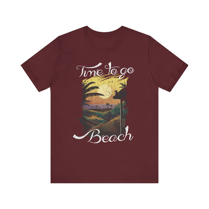 Il est temps d’aller à la plage Tee-shirt unisexe 