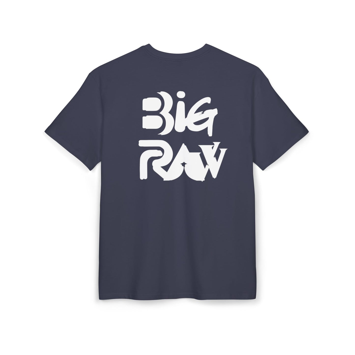Oversize Tee Big Raw Print Unisex Heavy T-Shirt