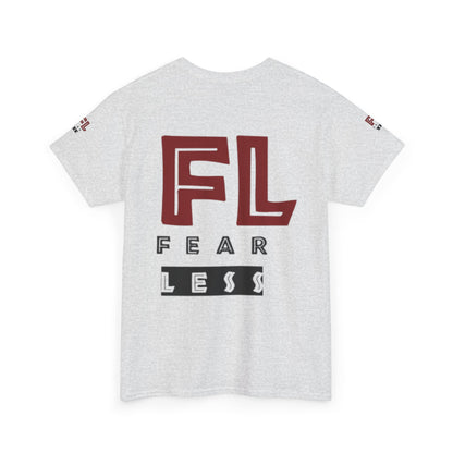 Fearless Graphic Unisex Heavy Cotton Tee - Bold Statement Shirt