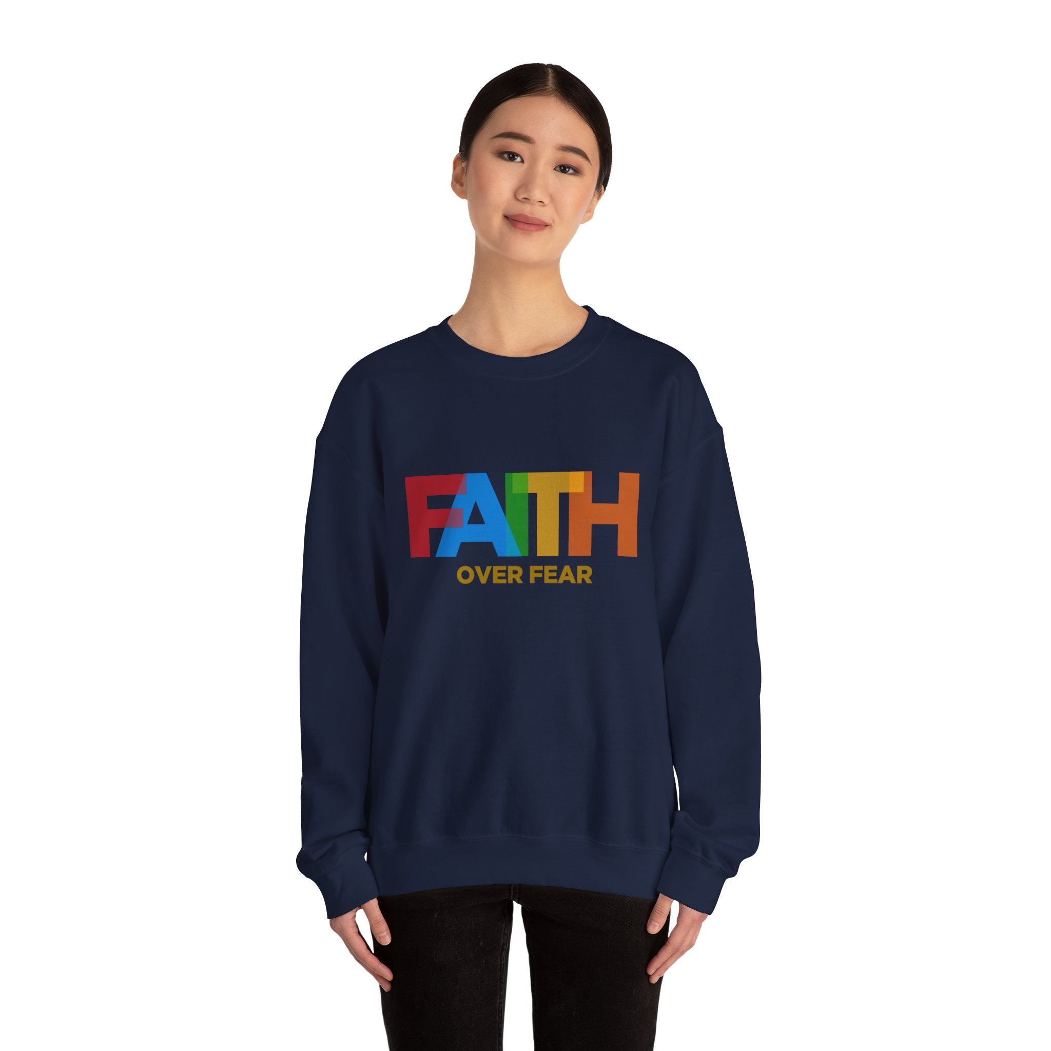 Sweat-shirt unisexe Faith Over Fear 