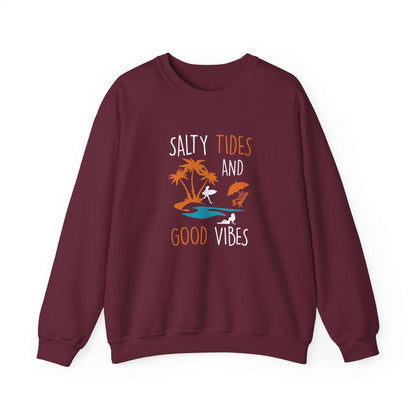 Salty Tides And Good Vibes Unisex Sweatshirt - RC’nSONS