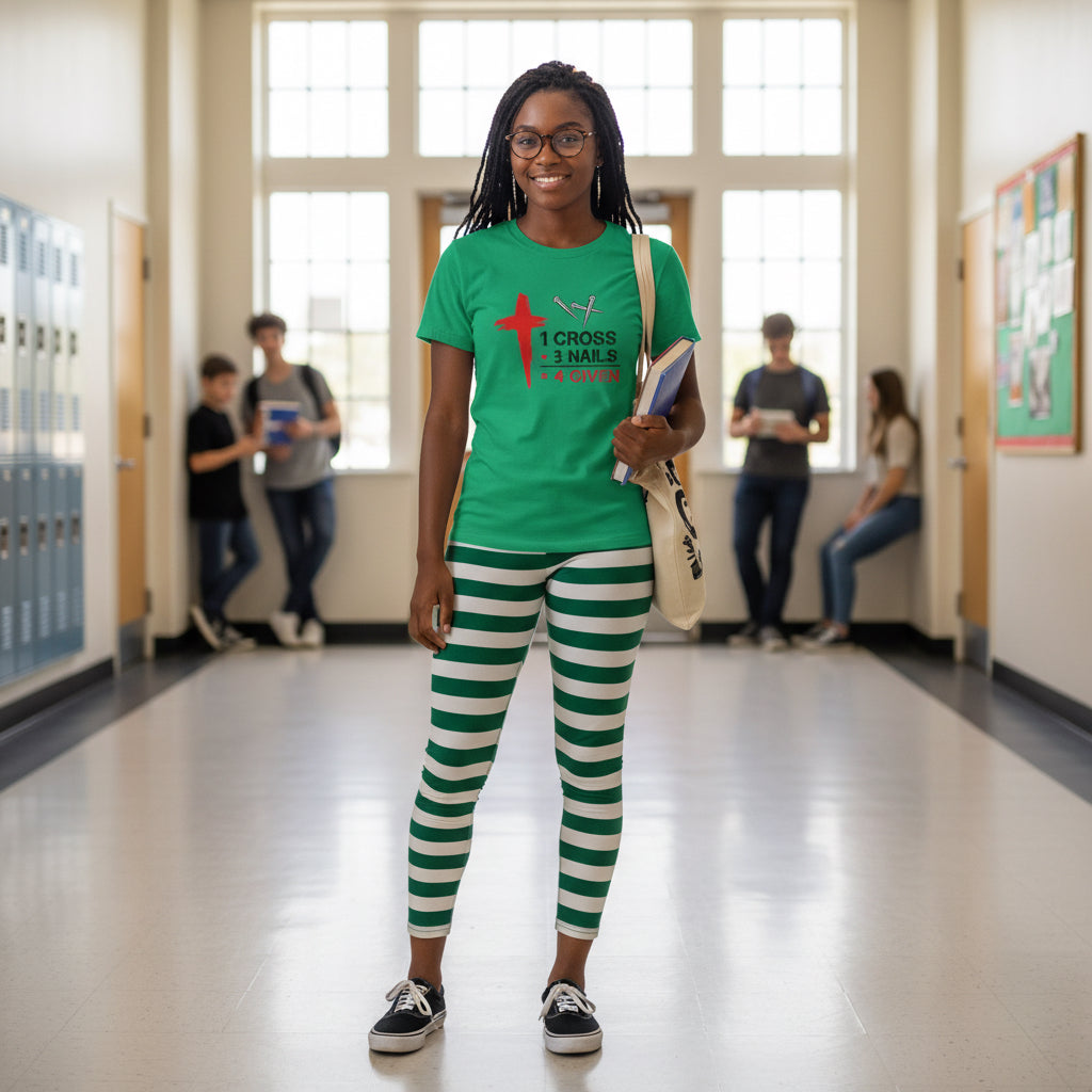 1 Cross +3 Nails =Four Unisex Tee - RC’nSONS