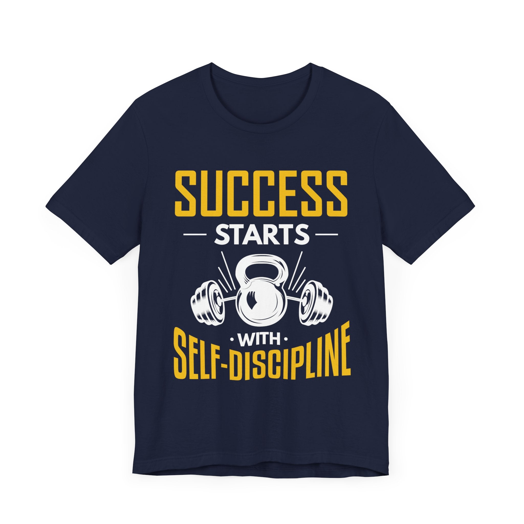 Le succès commence par le tee-shirt unisexe d’autodiscipline 