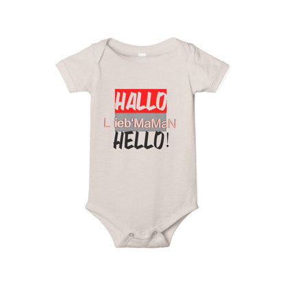 Hello Baby Bodysuit - Cute Multilingual Infant Jersey One Piece