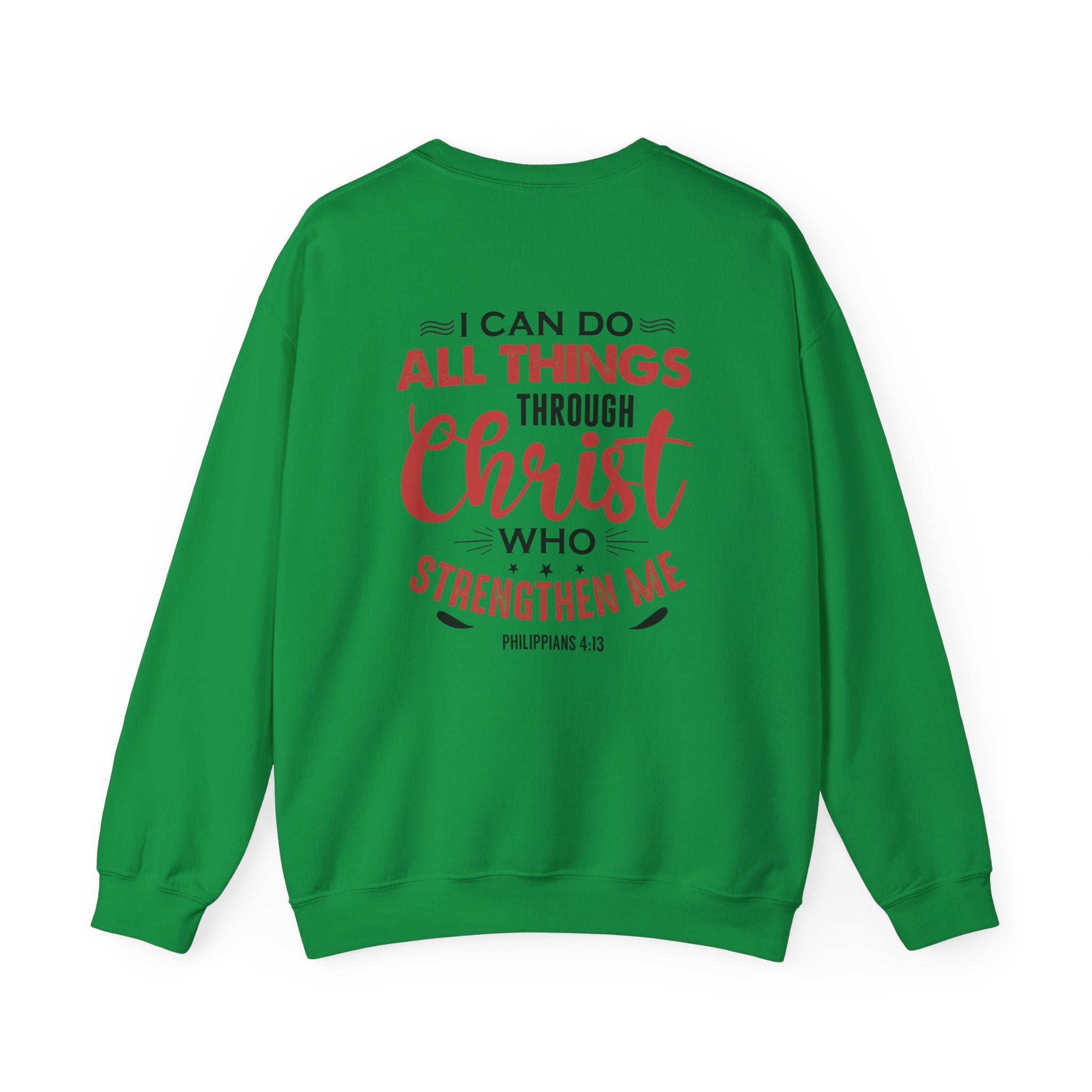Je peux tout faire à travers le Christ Sweat-shirt unisexe 