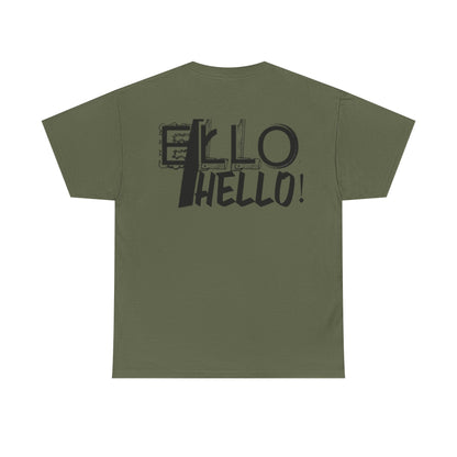 Hello Unisex Tee - Casual and Stylish Cotton T-Shirt for All Occasions