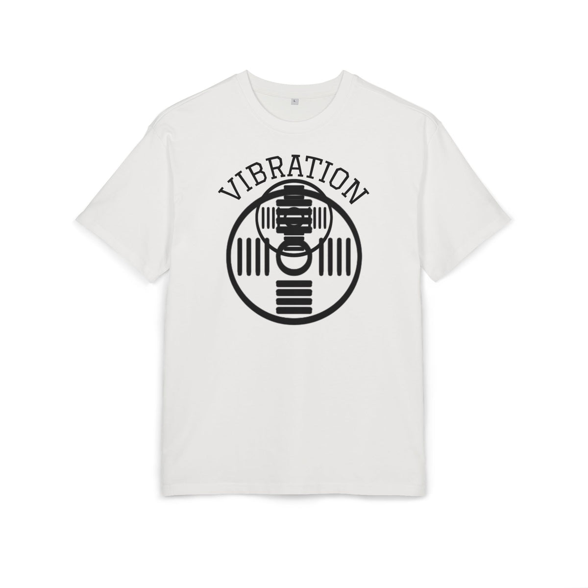 Unisex Vibration Oversized Tee | Comfortable Streetwear, Gym Apparel, Gift for Fitness Lovers, Casual Daily Wear, Graphic Tee