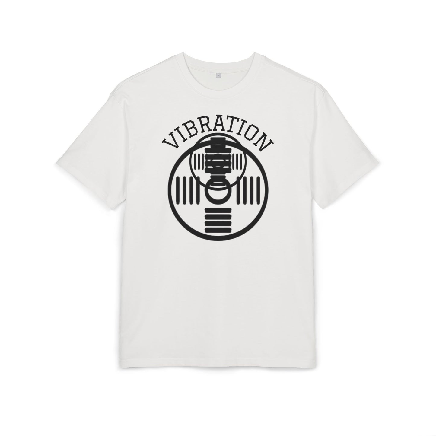 Unisex Vibration Oversized Tee | Comfortable Streetwear, Gym Apparel, Gift for Fitness Lovers, Casual Daily Wear, Graphic Tee