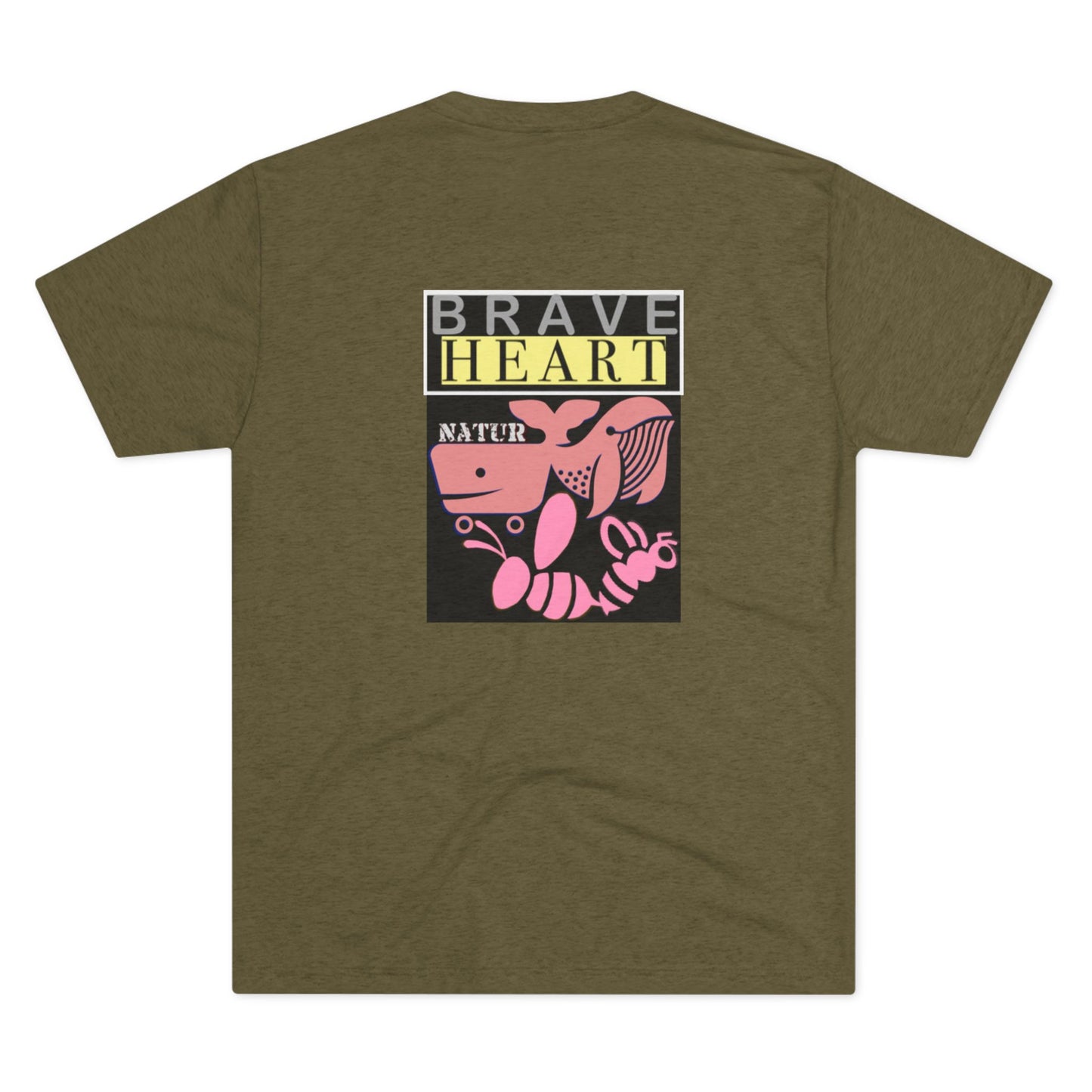 Brave Heart Tri-Blend Unisex T-Shirt