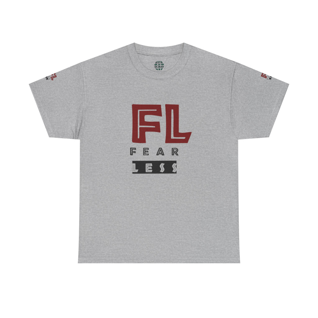 Fearless Graphic Unisex Heavy Cotton Tee - Bold Statement Shirt