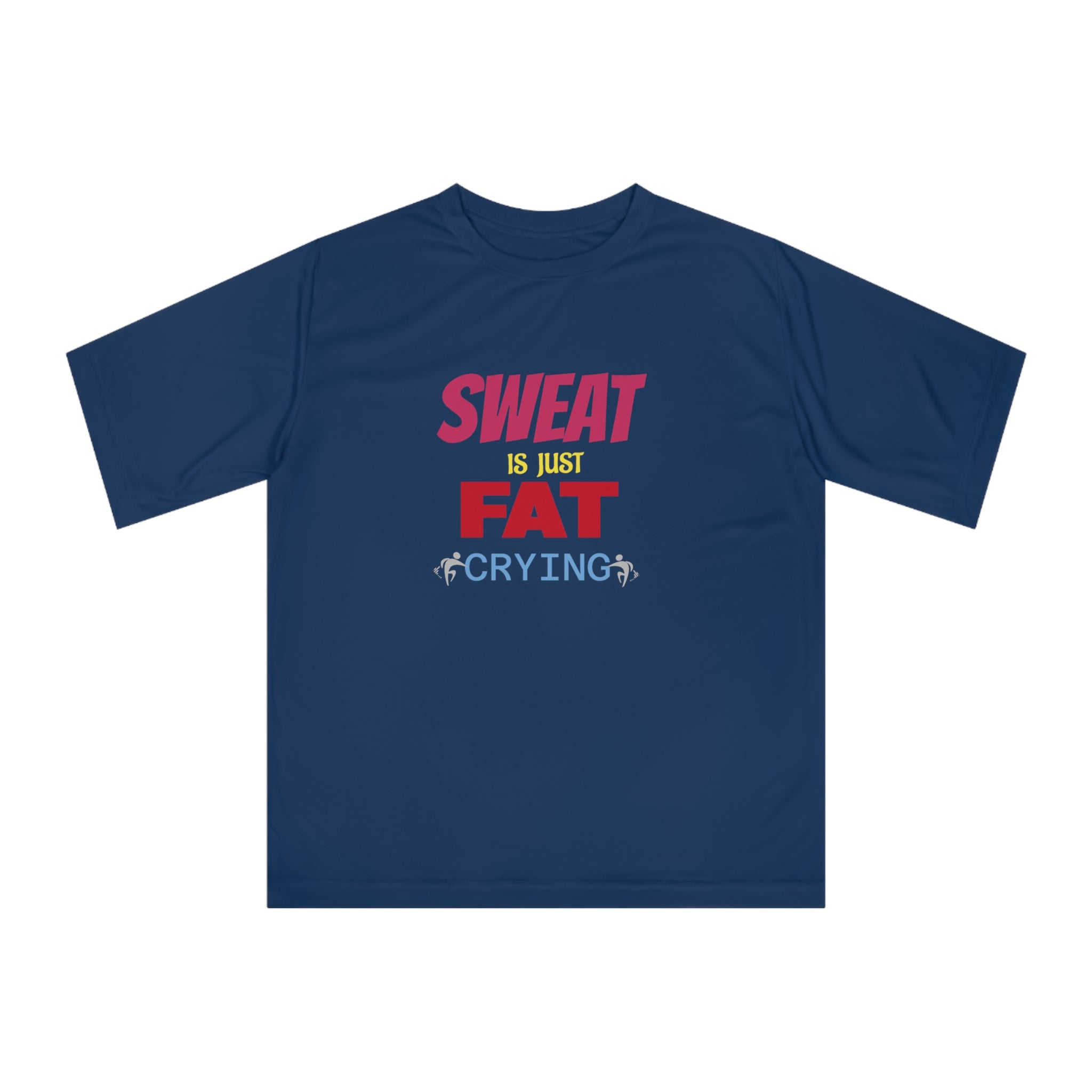 Motivational Fitness T-Shirt – Unisex Sweat is Just Fat Crying, Gym Apparel, Workout Shirt, Activewear, Gift for Fitness Enthusiasts Printify