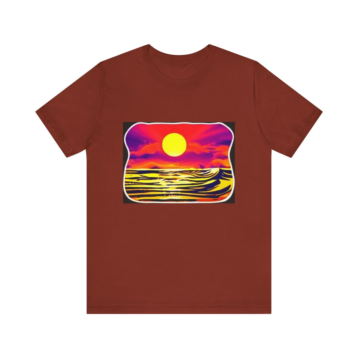 RCNSONS Unisex Short Sleeve Sunset Tee