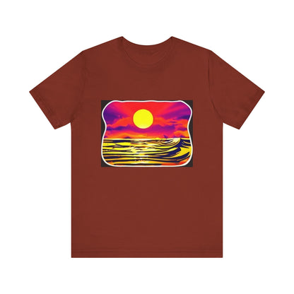 RCNSONS Unisex Short Sleeve Sunset Tee