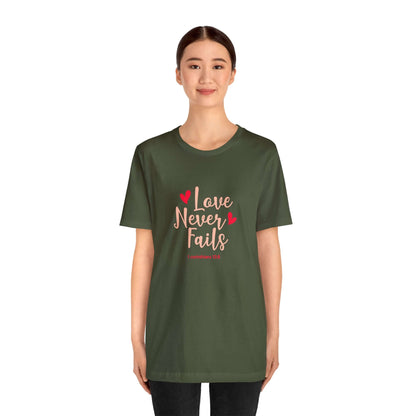 Love Never Fails Unisex Tee - RC’nSONS