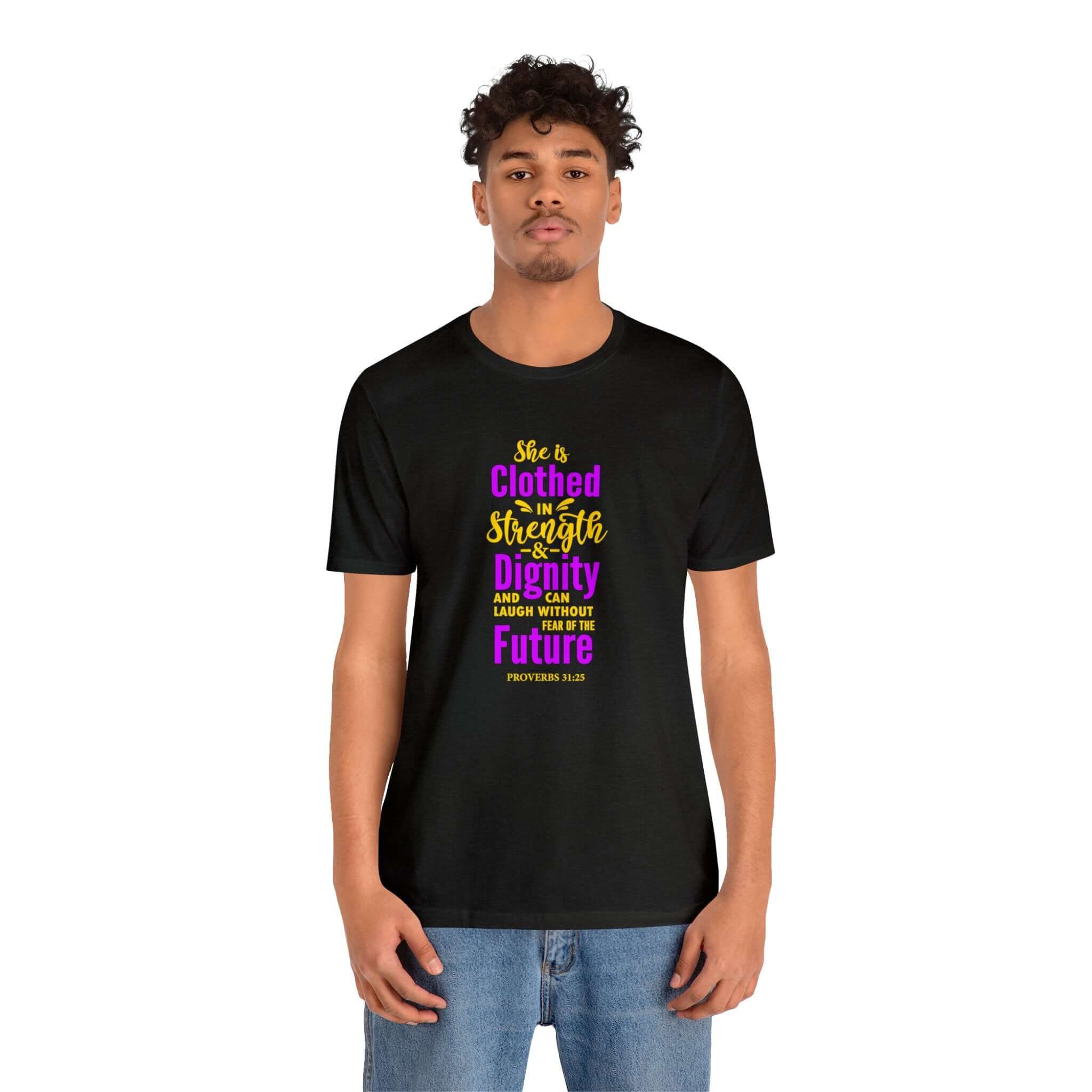 She Is Clothed In Strength Unisex Tee - RC’nSONS