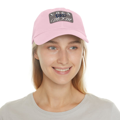 Yoga Dad Hat with Leather Patch - Casual Style for Active Parents