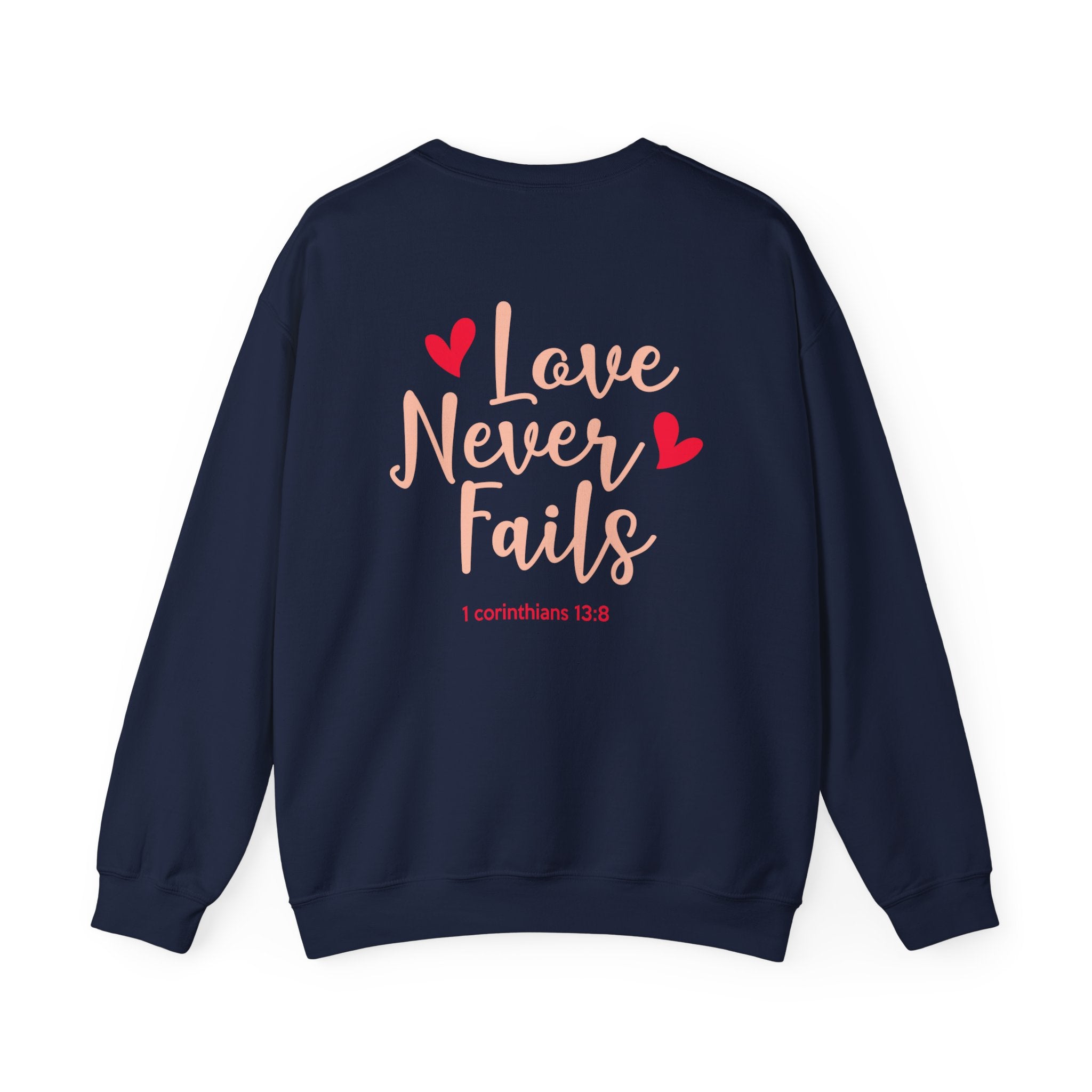 L’amour n’échoue jamais Sweatshirt unisexe 