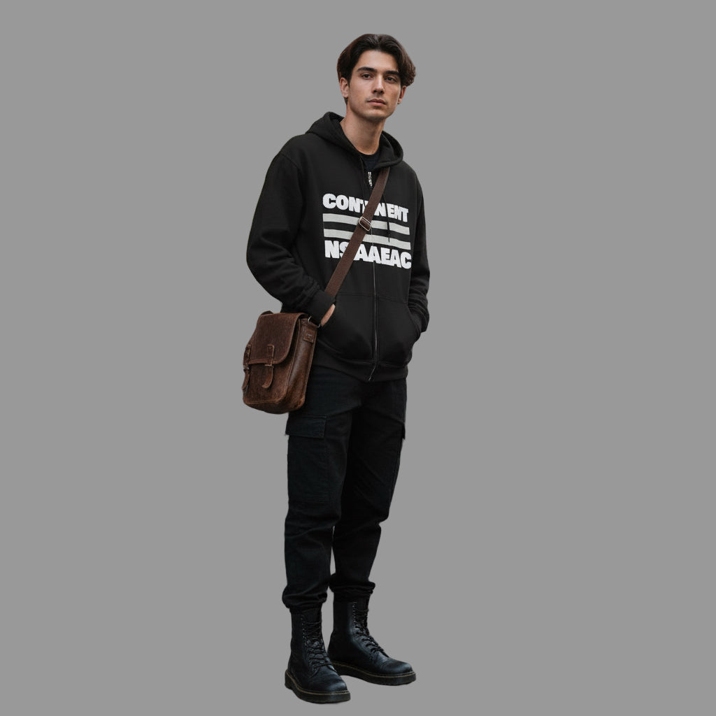 Continents Full Zip Hooded Sweatshirt Printify
