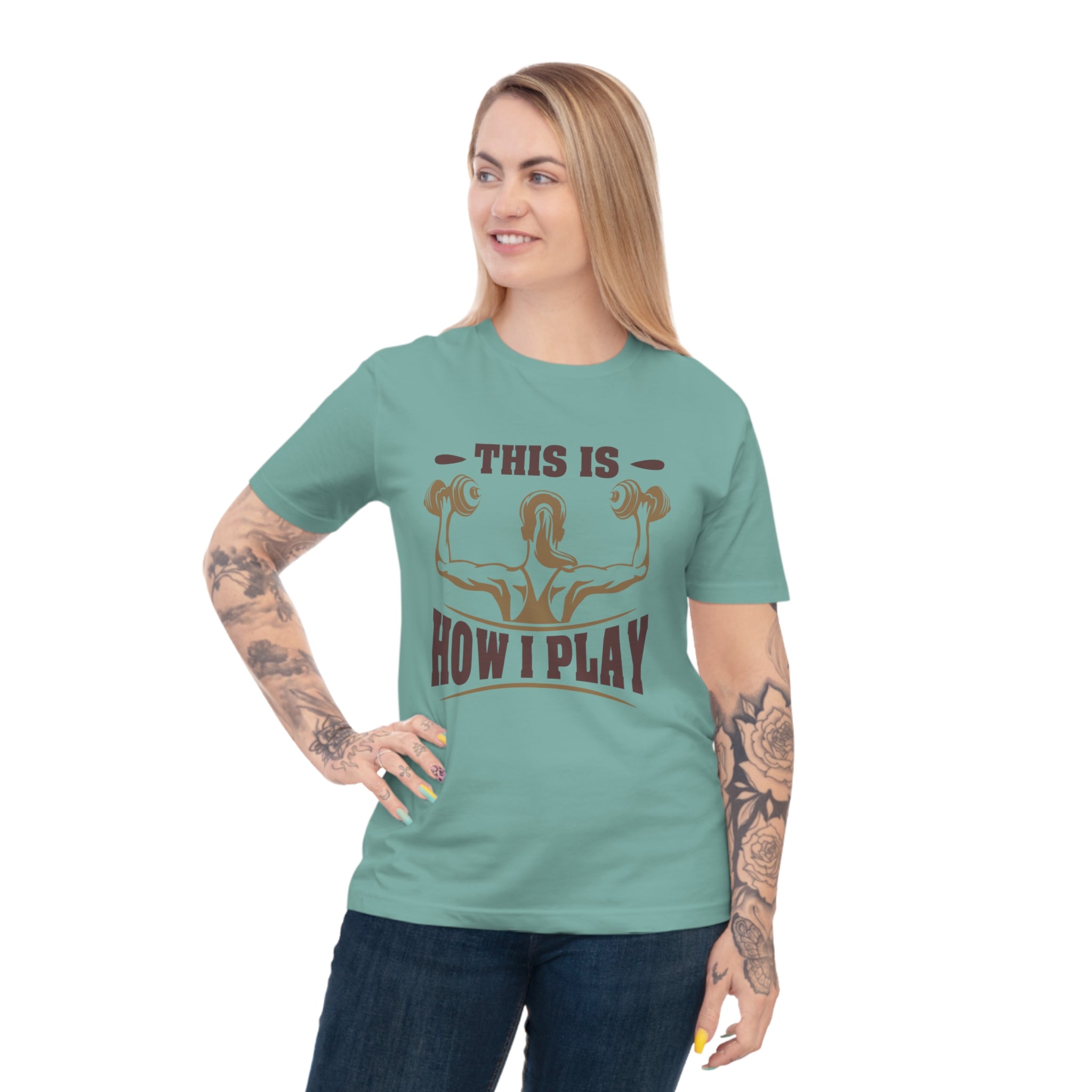 Rcnsons Unisex Classic Jersey 'Play' T-shirt