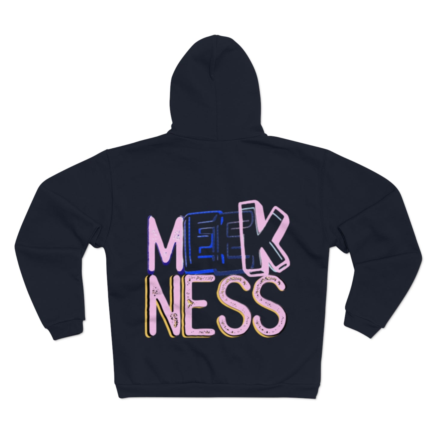 Meekness Unisex Hooded Zip Sweatshirt - Stylish Graphic Zip Hoodie for Everyday Comfort