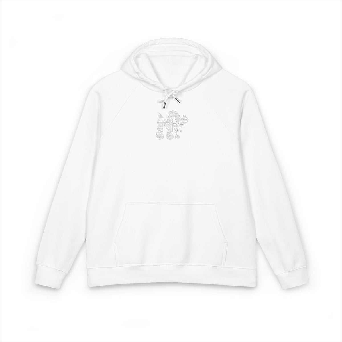 Raglan Hoodie - 'Never tell a lie' Embroidered Design Printify