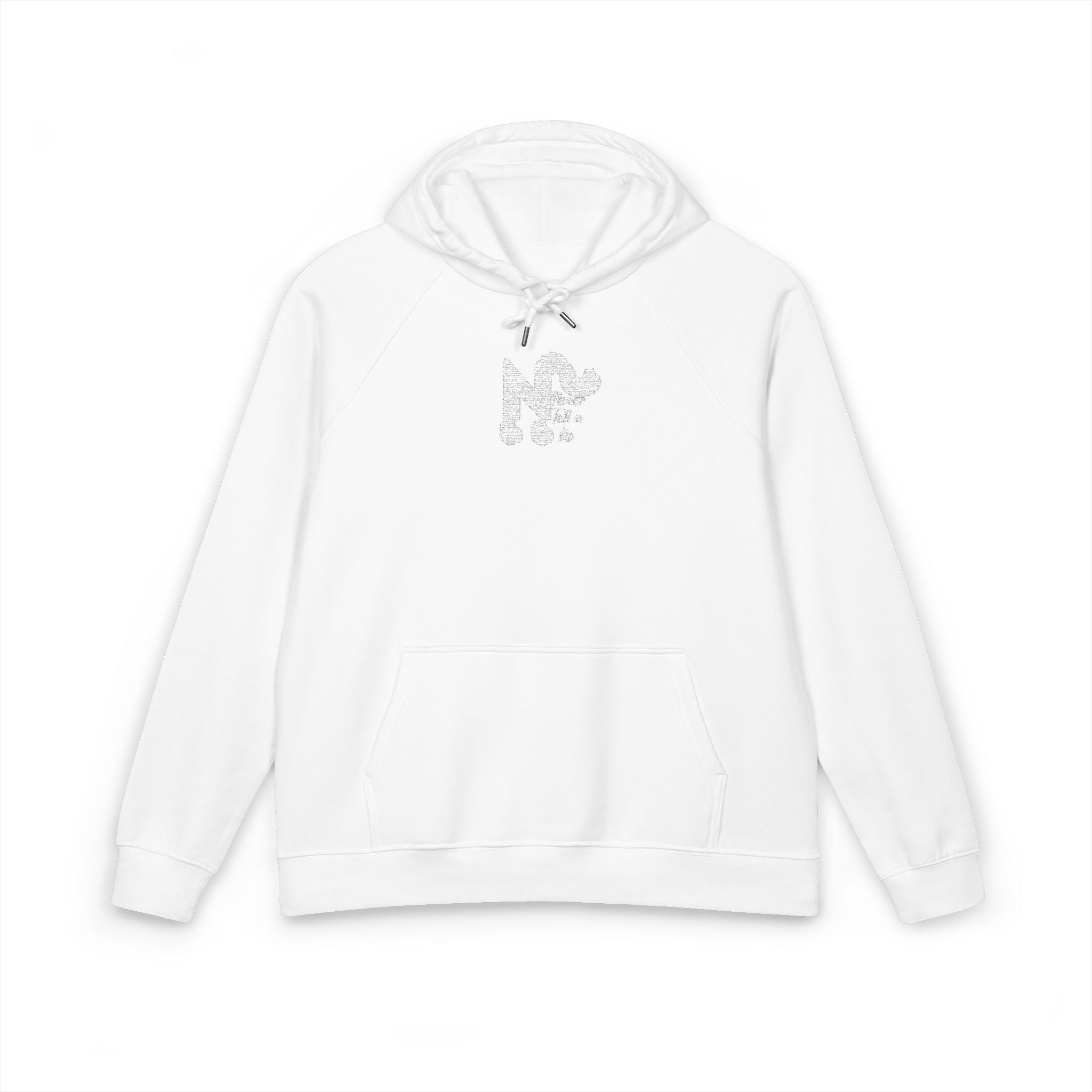 Raglan Hoodie - 'Never tell a lie' Embroidered Design Printify