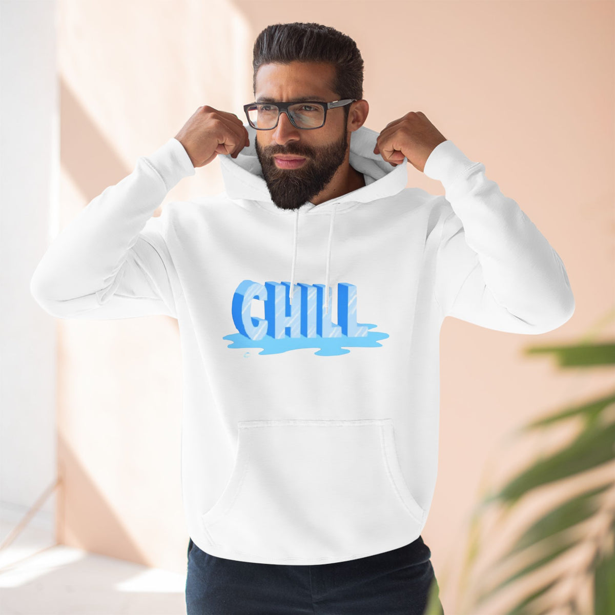 Unis x Three-Panel Fleece Chill Hoodie