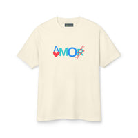 T-Shirt AMORX Unisex Garment-Dyed Heavyweight Cotton Tee